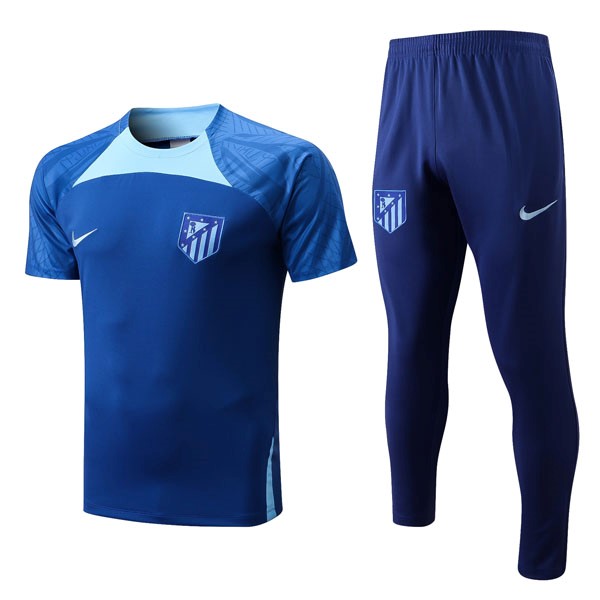 Camiseta Atletico Madrid Conjunto Completo 2022 2023 Azul